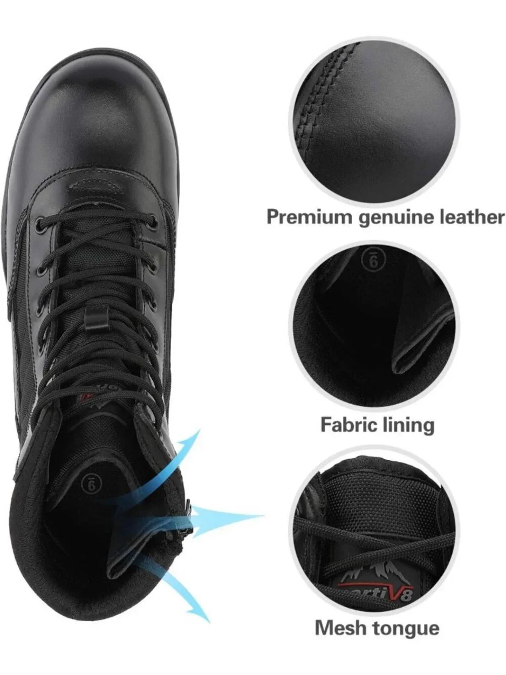 Men's Military Tactical Work Boots | Waterproof, Durable, Lightweight, Comfort